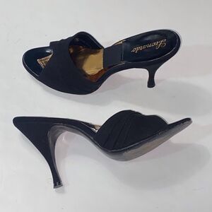 VTG,Leonardo Jpringolator 6083 Suede Heels Women’s Shoes Sz, Approximately 6-6.5